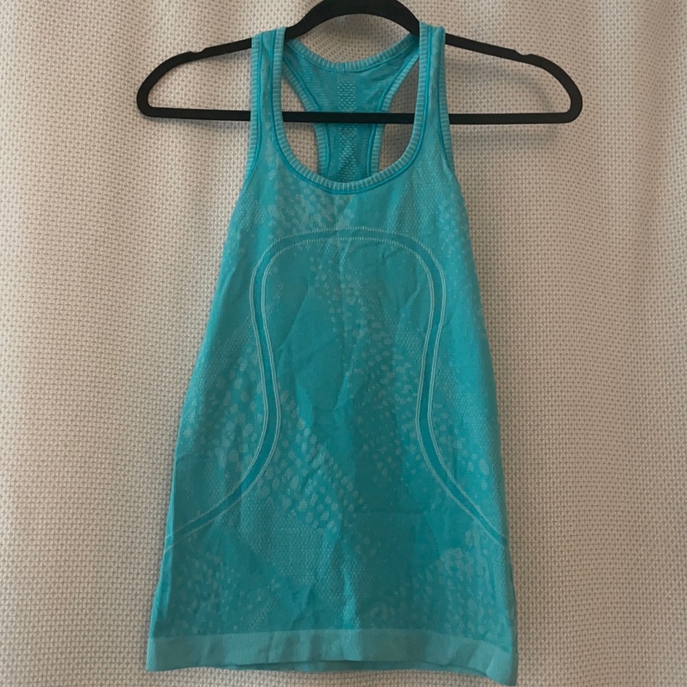 Lululemon blue tank top
